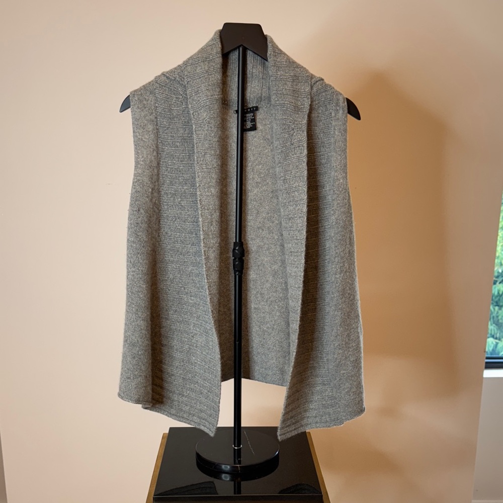 Theory Gray Women's Cardigan Sweater